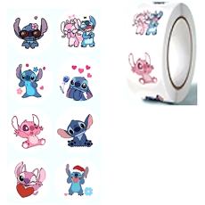 Disney Stitch Sticker Roll